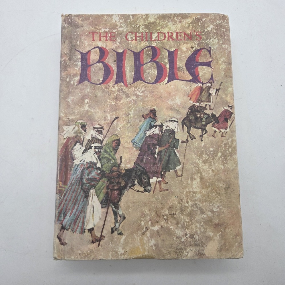 Vintage The Children's Bible Old & New Testament by Golden Press 1965 Hardcover